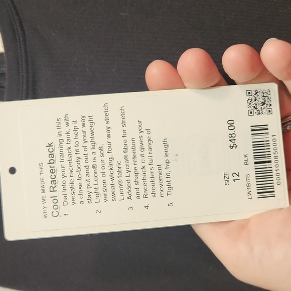 LULULEMON PERFECT CONDITION Cool Racerback womens tank top 12 - Picture 2 of 4